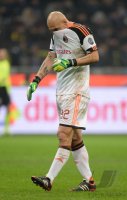 Fussball International Serie A 13/14: Enttaeuschung Torwart Christian Abbiati (AC Mailand)