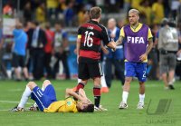 FUSSBALL WM 2014, HALBFINALE: Brasilien - Deutschland