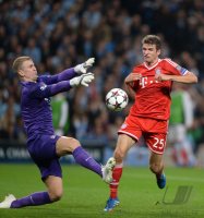 Fussball CHL  Saison 2013/2014: Manchester City - FC Bayern Muenchen