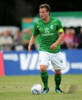 Fussball 1. Bundesliga, Testspiel: Werder Bremen, BARGFREDE am Ball