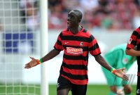 Fussball 1. Bundesliga, Saison 2011/2012:  JUBEL Papiss Demba Cisse (SC Freiburg)