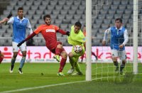 Fussball 2. BUNDESLIGA 14/15 : TSV 1860 Muenchen -  1. FC Kaiserslautern