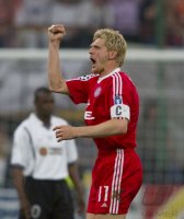 FUSSBALL CHAMPIONSLEAGUE FINALE 2000/2001: JUBEL Stefan Effenberg (FC Bayern Muenchen)