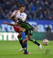 Fussball, 1. Bundesliga  Saison 2014/2015: Hamburger SV - Borussia Moenchengladbach