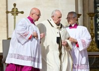 Vatikan, Rom Ostermesse 2022  Papst Franziskus I.