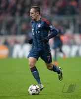 Fussball CHL  Saison 2013/2014: Franck Ribery (FC Bayern Muenchen)