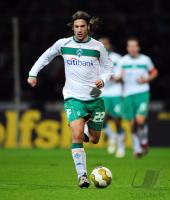 FUSSBALL 1. BUNDESLIGA: Bremen, FRINGS Einzelaktion