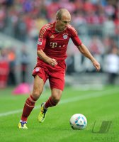 Fussball 1. Bundesliga, Saison 2011/2012:  Arjen Robben (FC Bayern Muenchen)