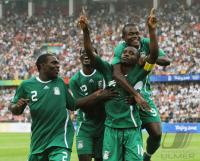 FUSSBALL  Olympia 2008   Vorrunde  Maenner   Nigeria - USA