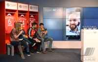 Offizielle Uebergabe der Gigaset ME Smartphones an den FC Bayern Muenchen