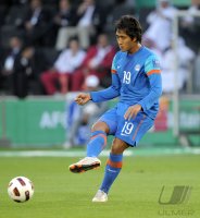 Fussball AFC Asian Cup 2011:   Gouramangi Singh (Indien)