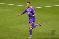 Fussball Champions League Finale 2017: JUBEL Cristiano Ronaldo (Real Madrid)