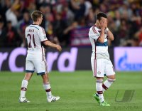 Fussball CHL 14/15 Halbfinale: Enttaeuschung FC Bayern Muenchen