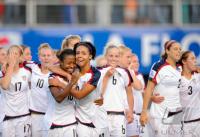 Fussball Frauen FIFA U 20  WM  2008   Finale   Korea DVR - USA