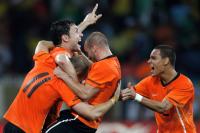 FUSSBALL WM 2010,  Viertelfinale: Holland - Brasilien