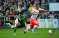 Fussball 1. Bundesliga Saison 12/13: Werder Bremen - FC Bayern Muenchen