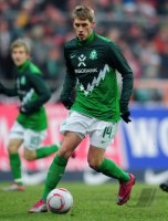 Fussball: 1. Bundesliga Saison 2010/2011, Bremen, HUNT Einzelaktion