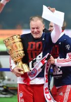 Fussball Pokalfinale 13/14: JUBEL Co-Trainer Hermann Gerland (FC Bayern Muenchen)