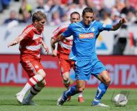 Fussball 1. Bundesliga 2008/2009  TSG 1899 Hoffenheim - FC Bayern Muenchen