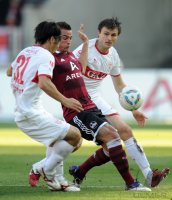 Fussball 1. Bundesliga, Saison 2011/2012:  1 FC Nuernberg - VfB Stuttgart