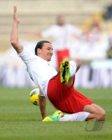 FUSSBALL SERIE A:  Zlatan Ibrahimovic (AC Mailand)