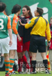 Fussball 1. Bundesliga: Frankfurt - Bremen, DAVALA und AMANATIDIS