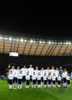 Fussball International WM Qualifikation 2014:  Bastian Schweinsteiger, Mesut Oezil, Jerome Boateng, Per Mertesacker, Marco Reus, Toni Kroos, Thomas Mueller, Holger Badstuber, Miroslav Klose, Torwart Manuel Neuer, Philipp Lahm (Deutschland)