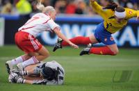 Fussball Frauen FIFA U 17  WM  2008  Daenmark - Kolumbien
