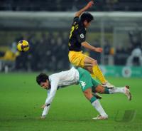 Fussball DFB Pokal  Achtelfinale 08/09   Borussia Dortmund - Werder Bremen