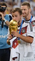 FUSSBALL WM 2014, FINALE: JUBEL Mario Goetze (Deutschland)