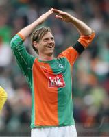 Fussball 1. Bundesliga: Bremen - Bayern, Jubel BOROWSKI