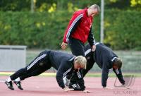 Fitnesstest der Nationalmannschaft in Hamburg
