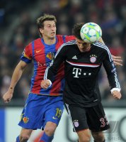 Fussball CHL  Saison 2011/2012:  FC Basel - FC Bayern Muenchen