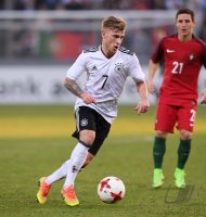 Fussball U 21 Laenderspiel: Deutschland - Portugal