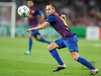 Fussball Champions League  Saison 2011/2012:  Andres Iniesta (Barca)