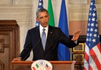 Staatsbesuch; US-Praesident Barack Obama in Rom
