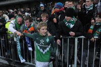 Fussball Champions League  Saison 2010/2011: Bremen - Inter Mailand