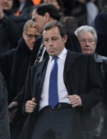 Fussball CHL  Saison 2010/2011:   Praesident Sandro Rosell (FC Barcelona)