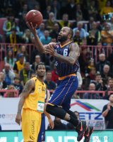 Basketball 1. Bundesliga 15/16 Hauptrunde: Walter Tigers Tuebingen - Eisbaeren Bremerhaven