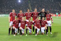 Fussball CHL  Saison 2011/2012:  Teamfoto AC Mailand