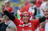 Fussball WM-Qualifikation:  DEN Fan