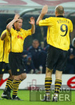 Fussball Uefa-Cup: Dortmund - Wien, Jubel