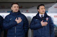 Fussball International Testspiel:  Trainer Niko Kovac (Kroatien) und Trainer Robert Kovac (Kroatien)