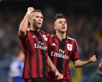 Fussball International Serie A 14/15: Jubel; Jeremy Menez (AC Mailand)