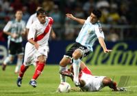 Fussball International 42. Copa America in VenezuelaPeru - Argentinien