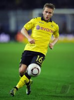 Fussball: Euroa League, Saison 2010/2011: Dortmund - Sevilla, BLASZCZYKOWSKI am Ball