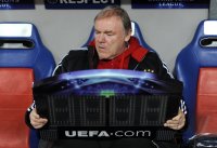 Fussball CHL  Saison 2011/2012:  Co Trainer Hermann Gerland (FC Bayern Muenchen)