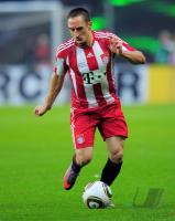Fussball: DFB Pokal Finale: FC Bayern Muenchen, RIBERY am Ball