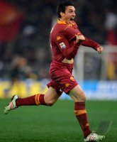FUSSBALL SERIE A 2012/2013: JUBEL Nicolas Burdisso (AS Rom)
