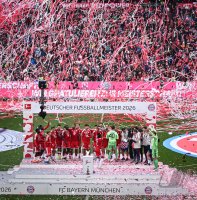 Fussball 1. Bundesliga 25/26: FC Bayern Muenchen 35. Deutschen Meisterschaft